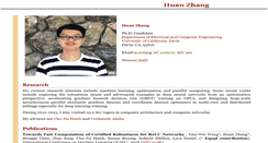 Desktop Screenshot of huan-zhang.com